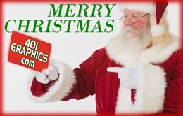 MERRY XMAS FROM 401GRAPHICS.com   CUSTOM DECALS, APPAREL AND MORE!